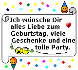 Geburtstag